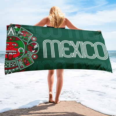 Piedra del Sol México - Beach Towel
