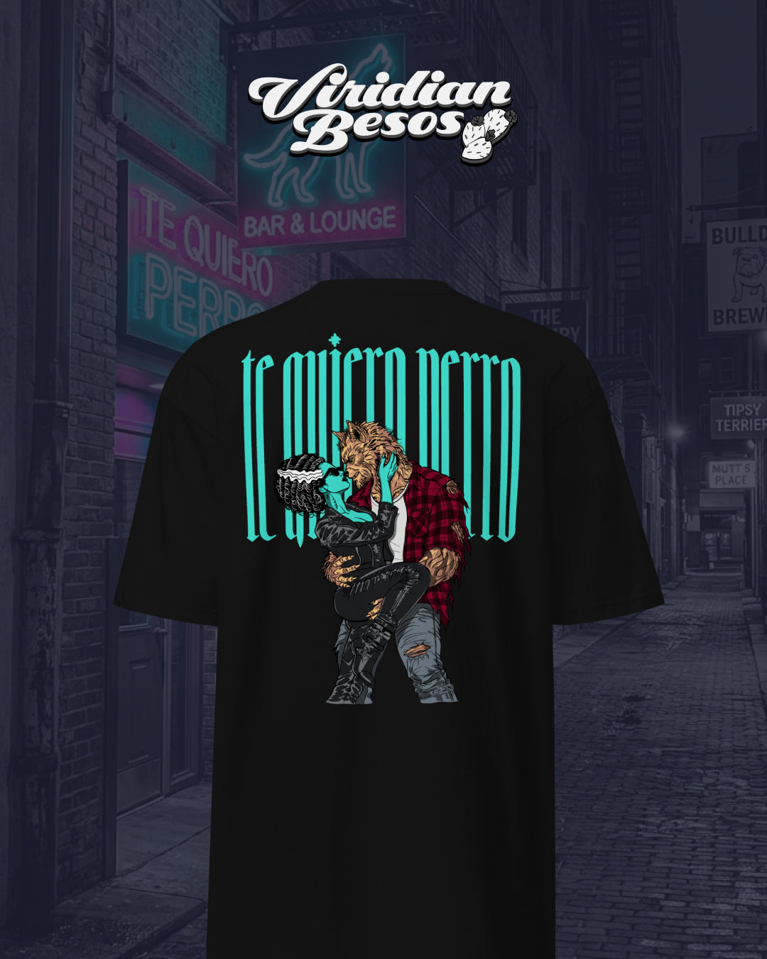 Te Quiero Perro - Men’s Black Heavyweight Tee