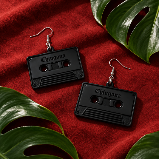 Black "Chingona" Earrings